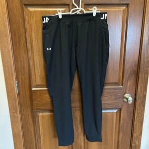 NWOT Under Armour UA Women's Black Vanish Woven Pants, L